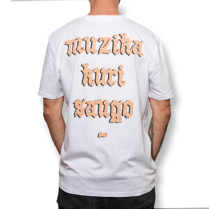 MARŠKINĖLIAI MUZIKA KURI SAUGO [BALTI]