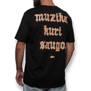 MARŠKINĖLIAI MUZIKA KURI SAUGO [JUODI]